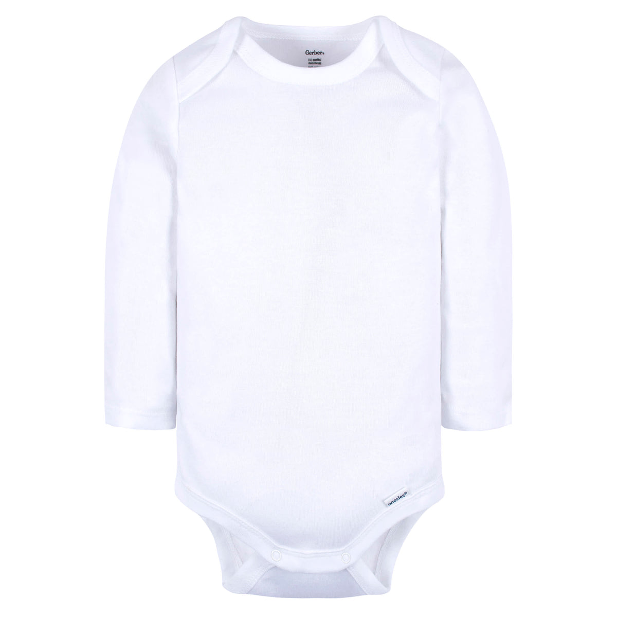 6-Pack Baby Neutral White, Gray, & Black Long Sleeve Onesies Bodysuits, view 2