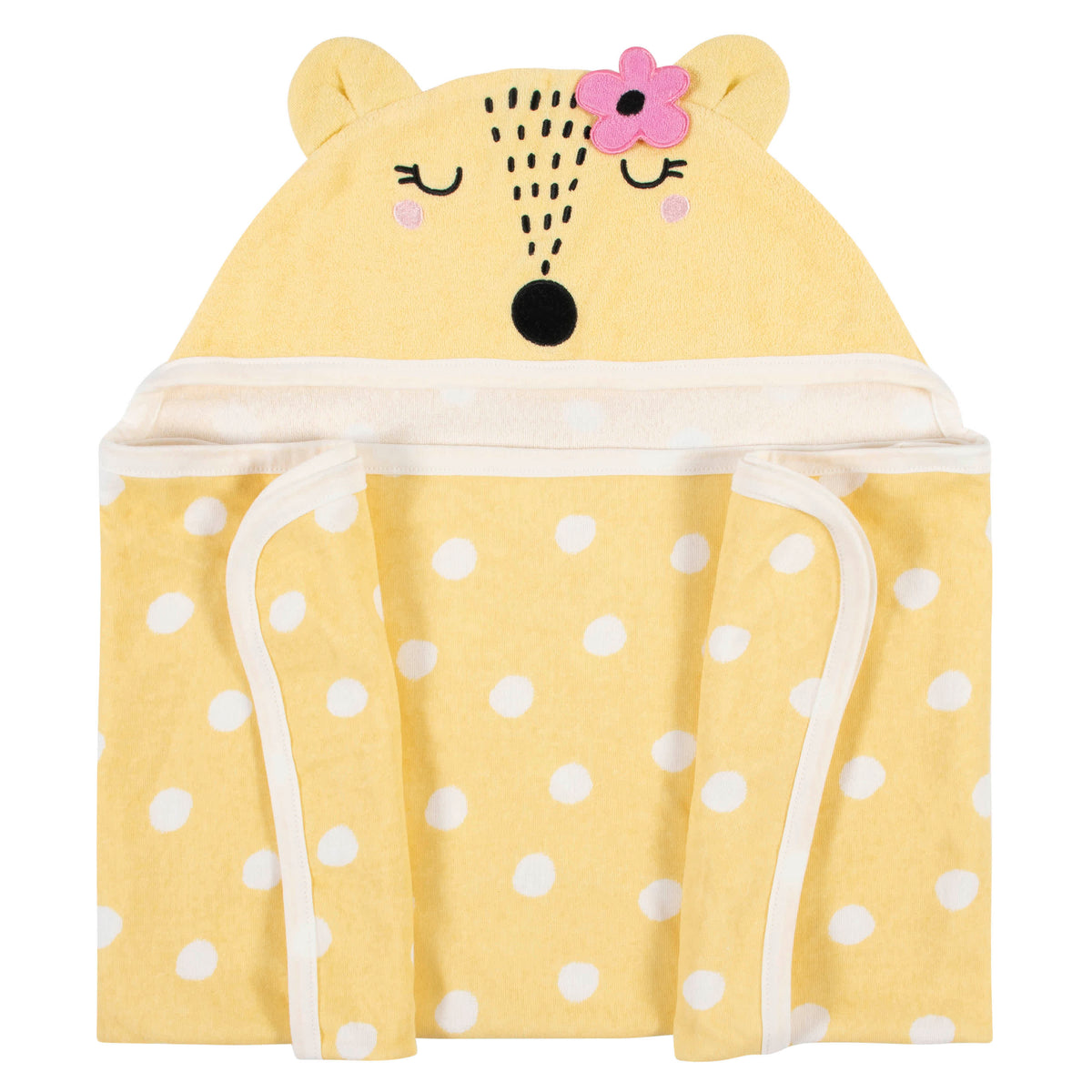 Baby Girls Fox Bath Wrap