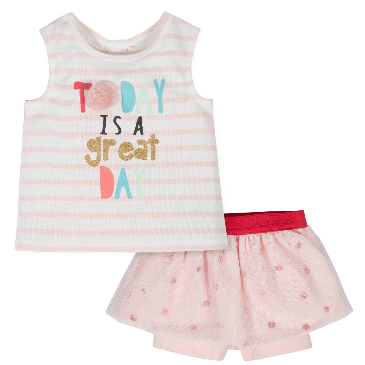 2-Piece Girls Great Day Shorts Set