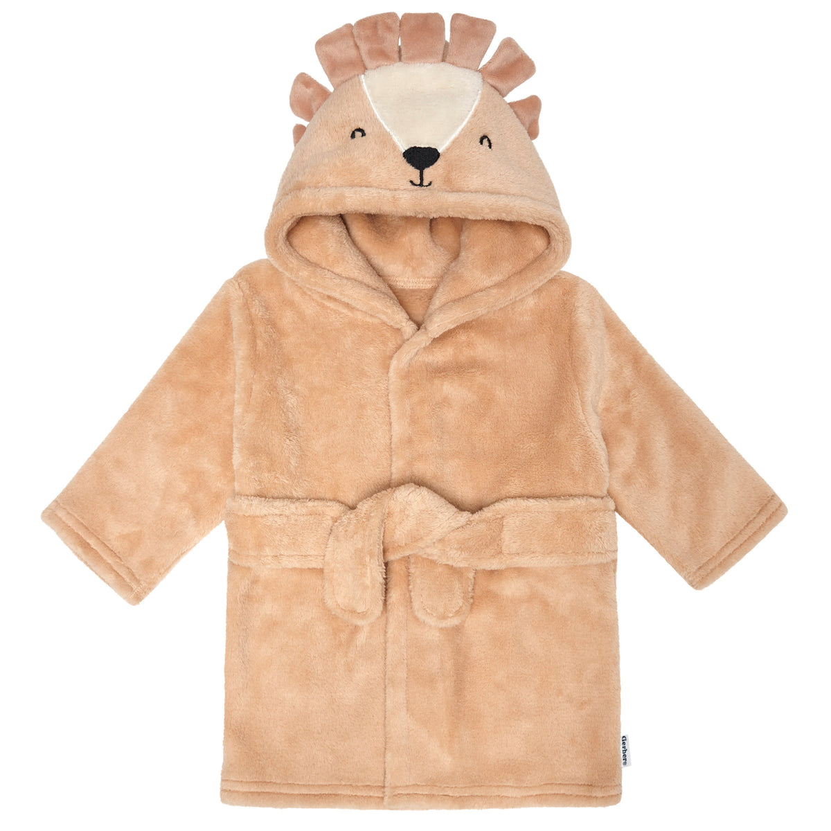 Baby Boys Brown Lion Robe