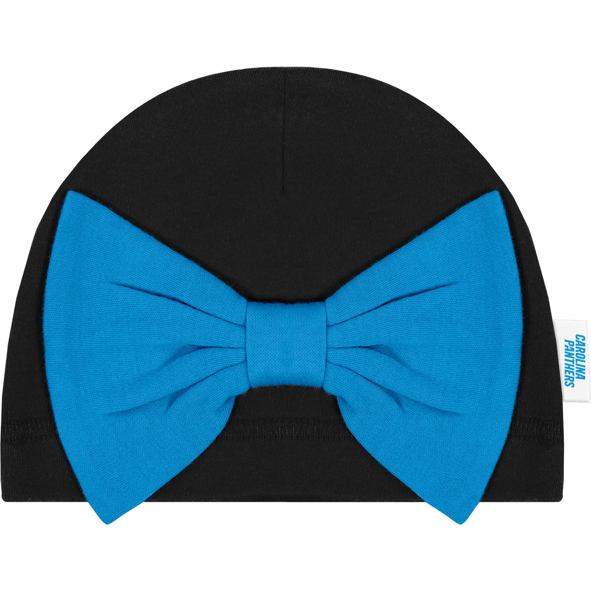 3-Piece Baby Girls Panthers Bodysuit, Footed Pant, & Cap Set, view 2