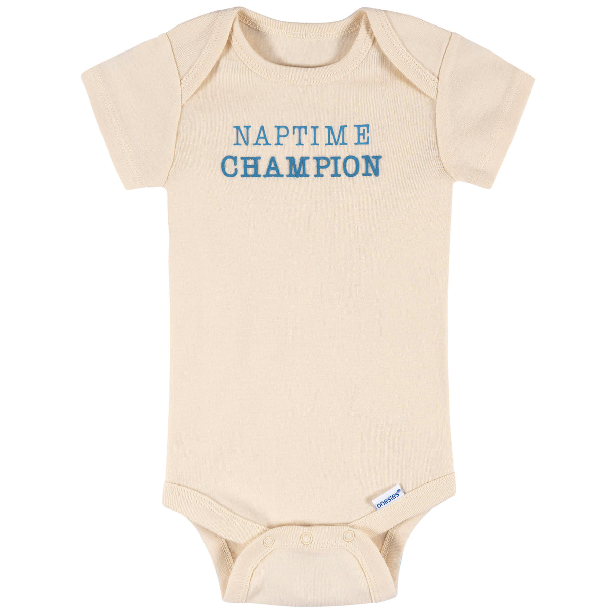 8-Pack Baby Neutral Hello Naptime Short Sleeve Onesies Bodysuits, view 2