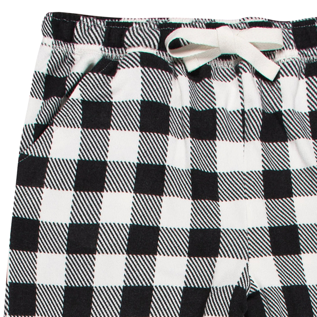 2-Piece Women's Buffalo Plaid Pajama Set, view 8