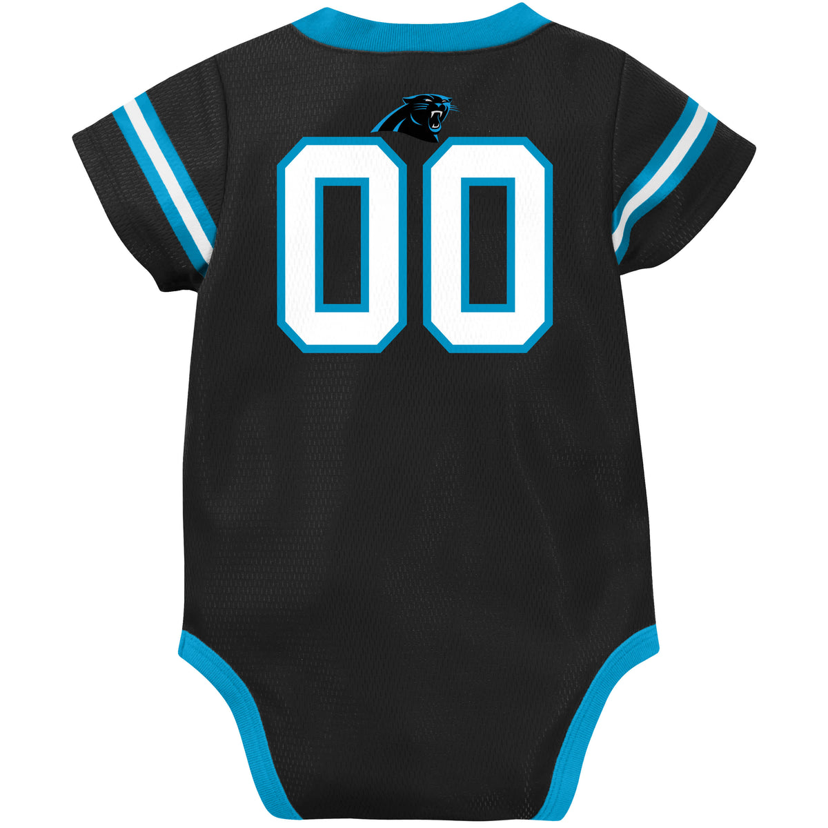 Baby Boys Panthers Short Sleeve Jersey Bodysuit, view 2