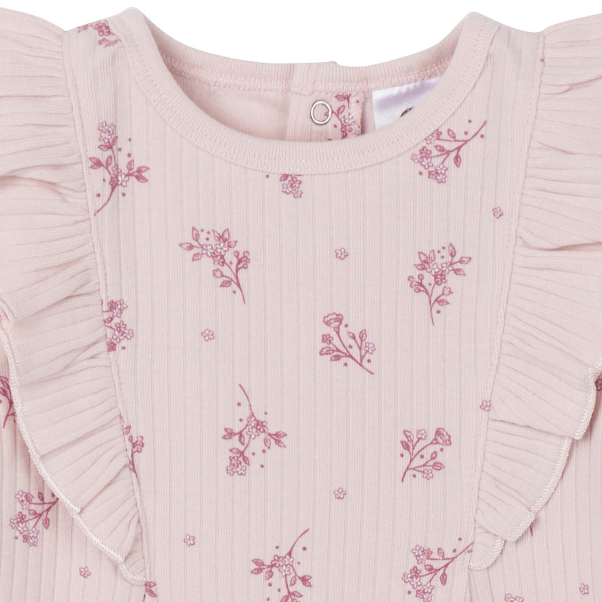 Baby Girls Tossed Flowers Romper, view 2