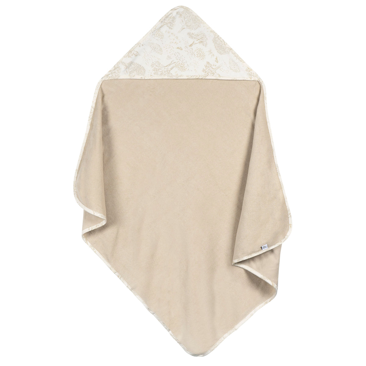 3-Piece Baby Neutral Tan Hooded Towel, view 5