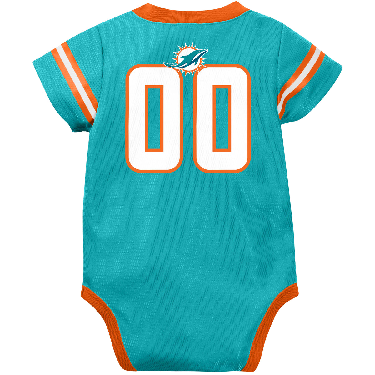 Baby Boys Dolphins Short Sleeve Jersey Bodysuit, view 2