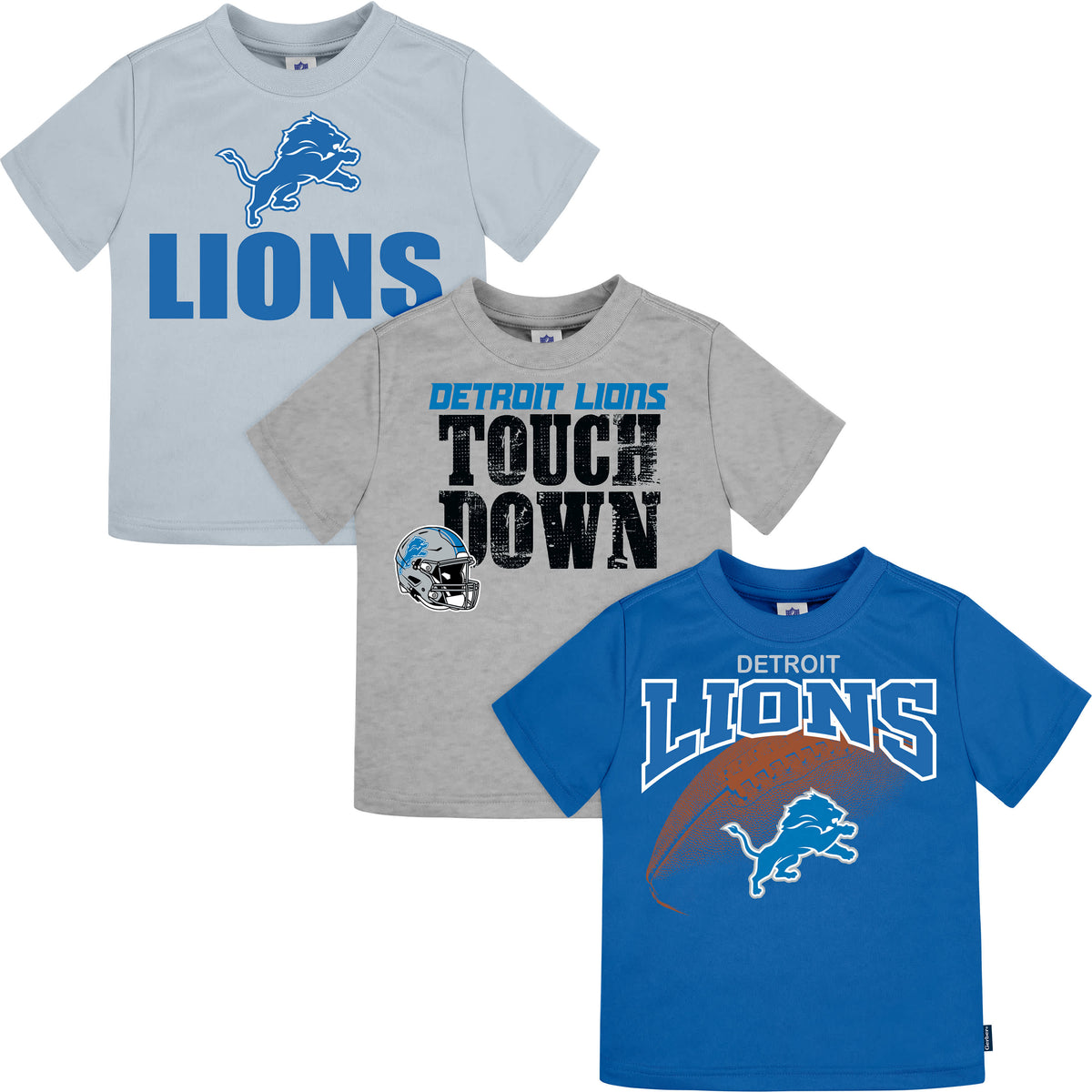 3-Pack Baby & Toddler Boys Lions Short Sleeve Tees