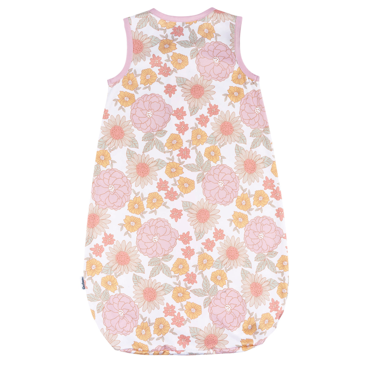 Baby Girls Retro Floral Sleepbag Wearable Blanket, view 4