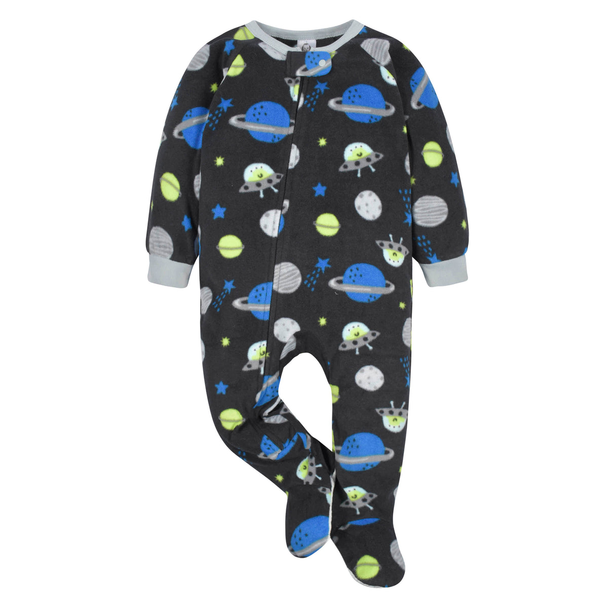 2-Pack Baby & Toddler Boys Deep Space Fleece Pajamas, view 5
