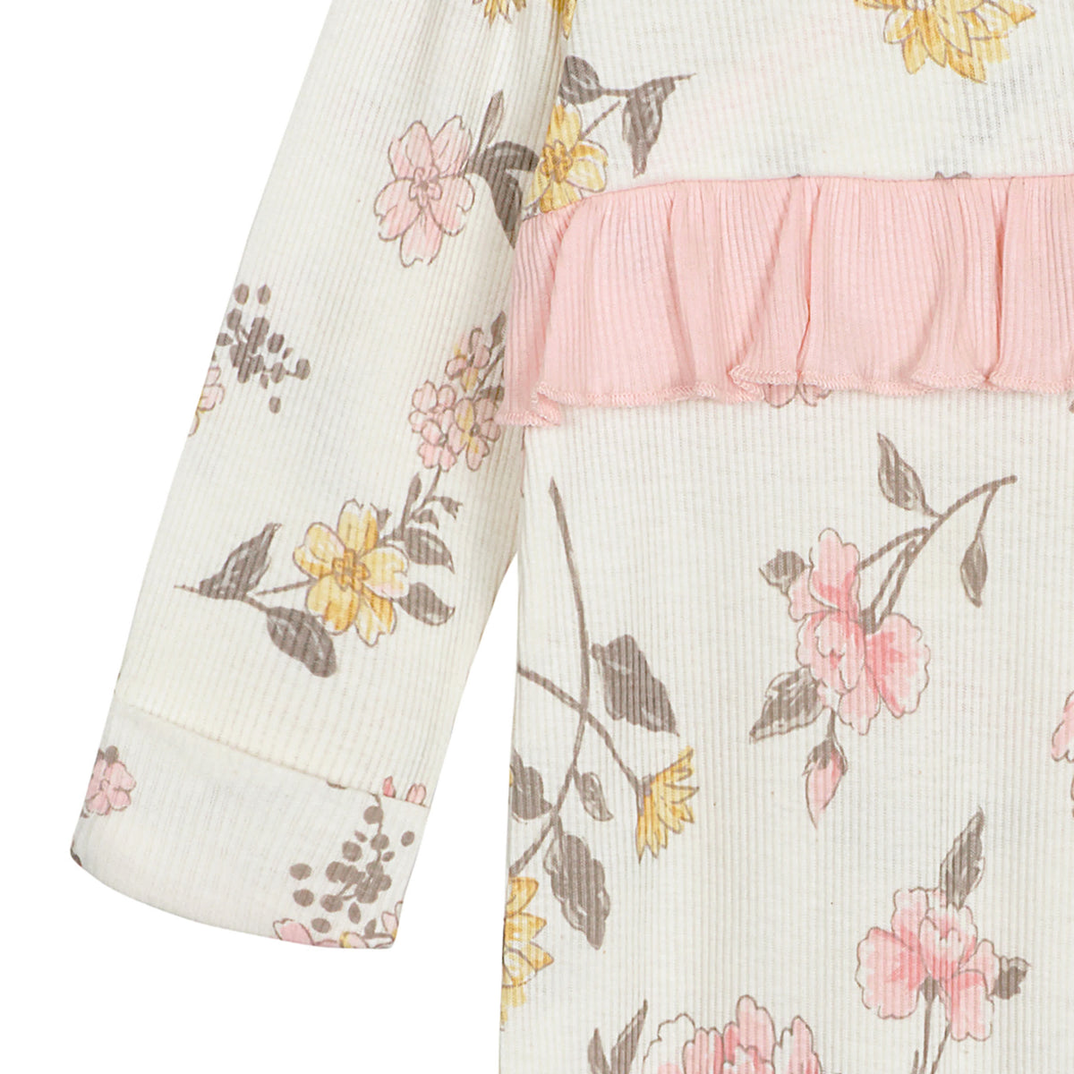 Baby Girls Vintage Floral Gown, view 6