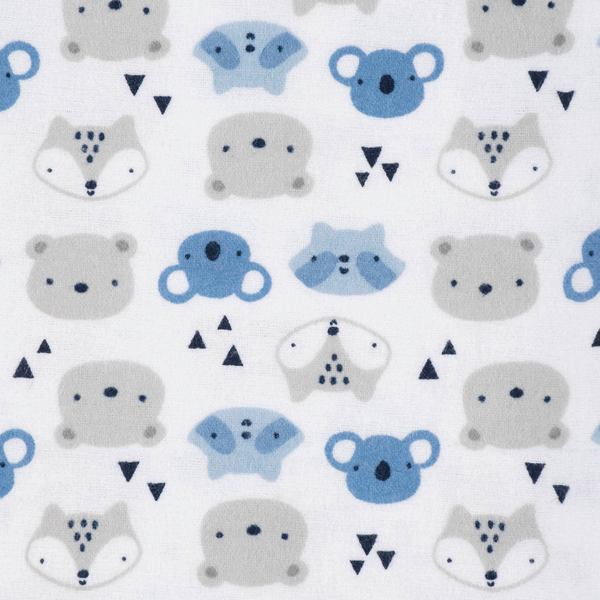 5-Pack Baby Boys Critters Flannel Receiving Blankets, view 5