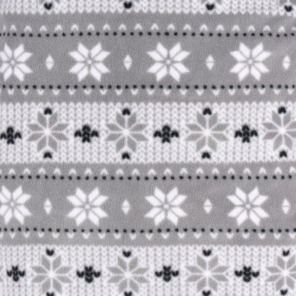 2-Pack Baby & Toddler Neutral Grey Fairisle Fleece Pajamas, view 3