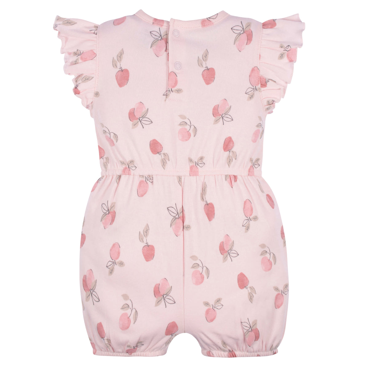 Baby Girls Appley Sweet Romper, view 6
