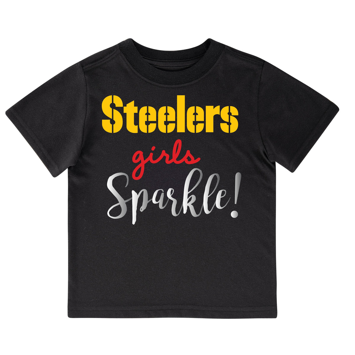 Pittsburgh Steelers Toddler Girls' Short Sleeve Tee