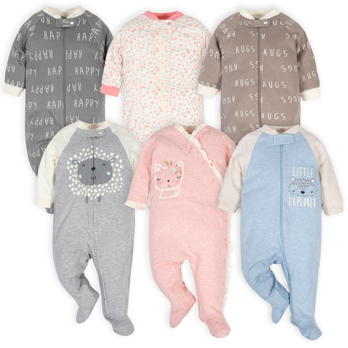 Multi-Gender Organic Sleep 'N Play Sets