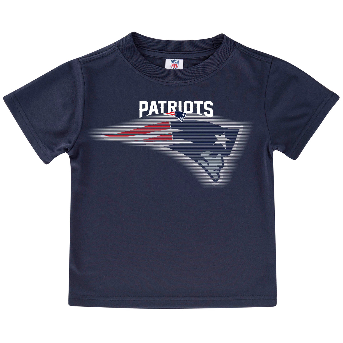 New England Patriots Toddler Boys Short Sleeve Logo Tee