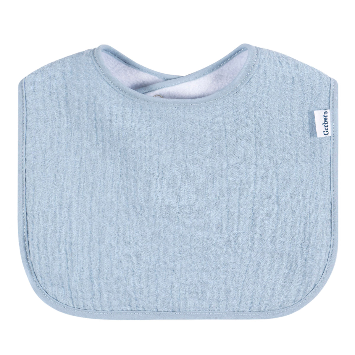 8-Pack Baby Girls Multi Drooling Bibs, view 7