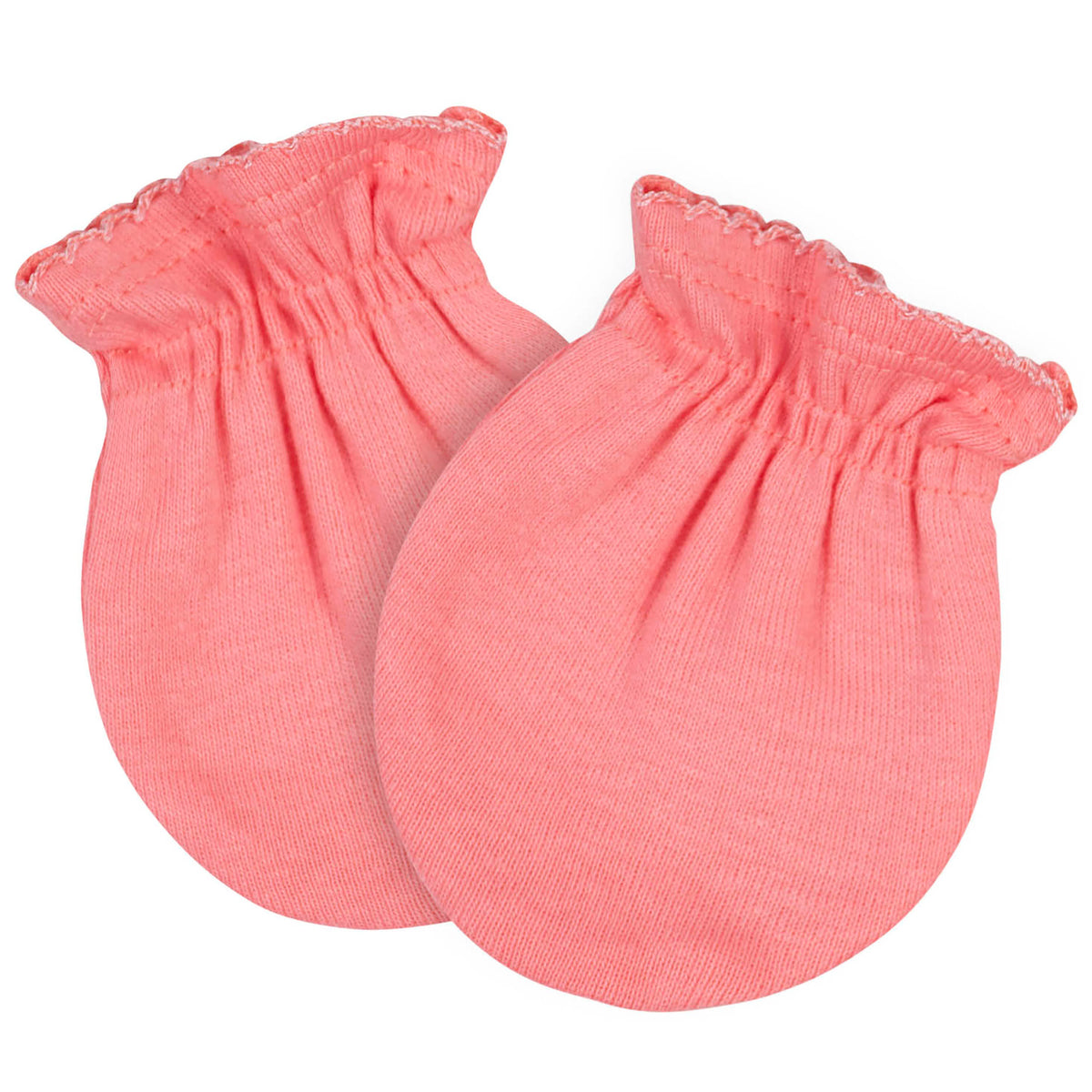 4-Pack Baby Girls Flower Garden No Scratch Mittens, view 4