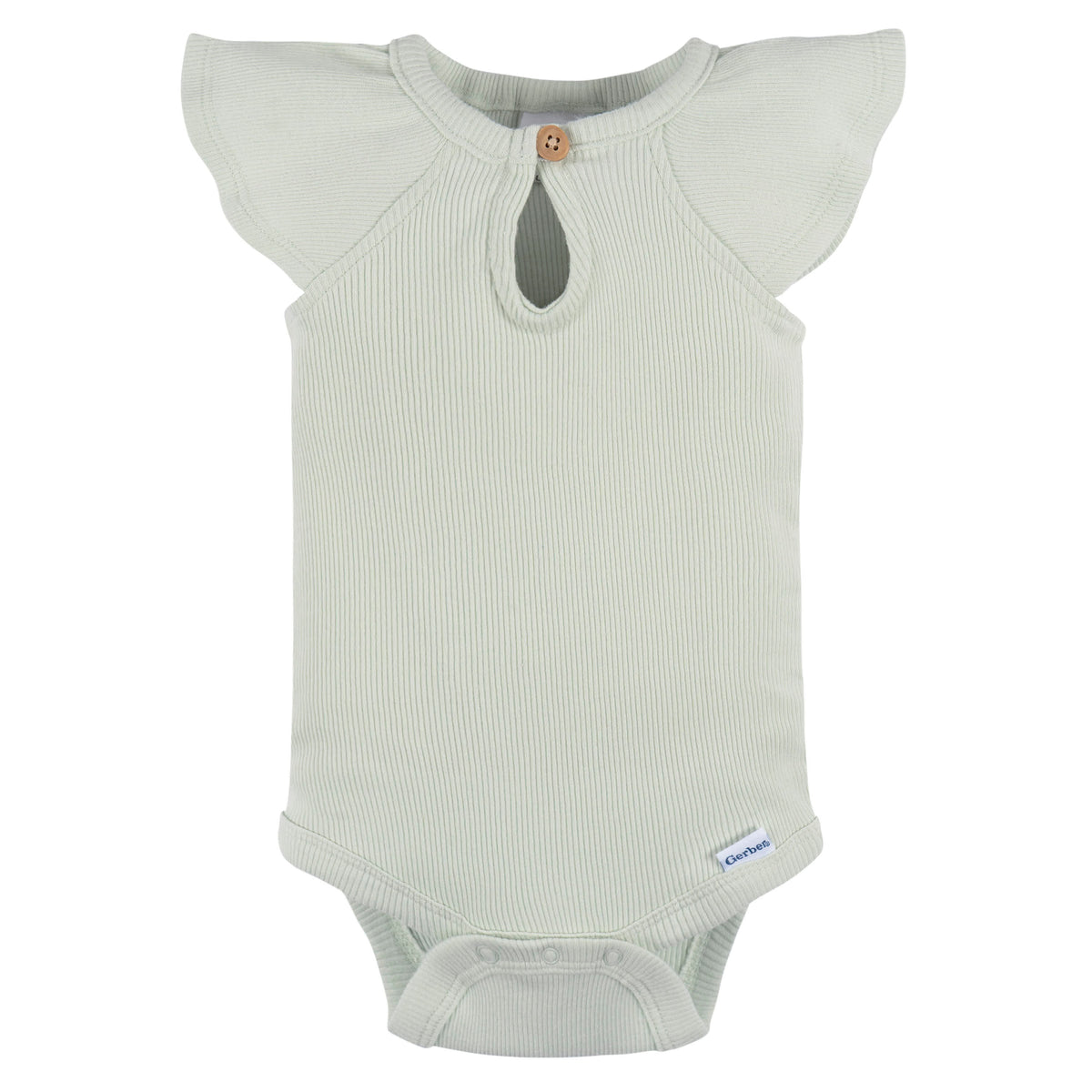 2-Pack Baby Girls Green Lily Bodysuit and Shorts Set, view 5