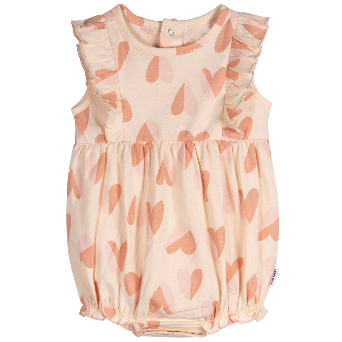 3-Pack Baby Girls Garden Rompers, view 2