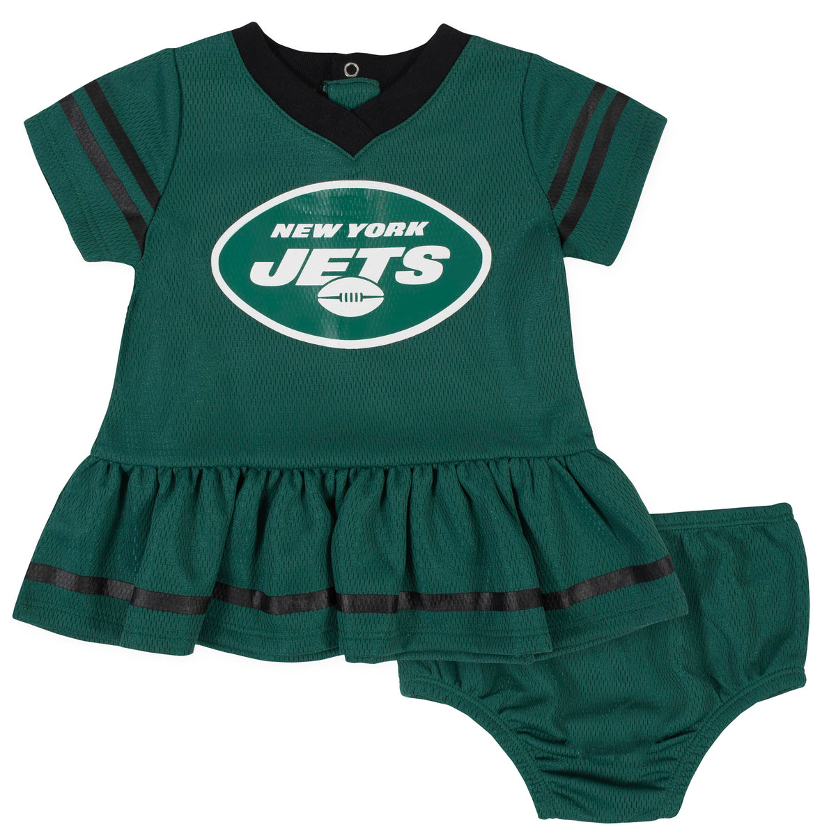 2-Piece New York Jets Dress and Diaper Cover Set