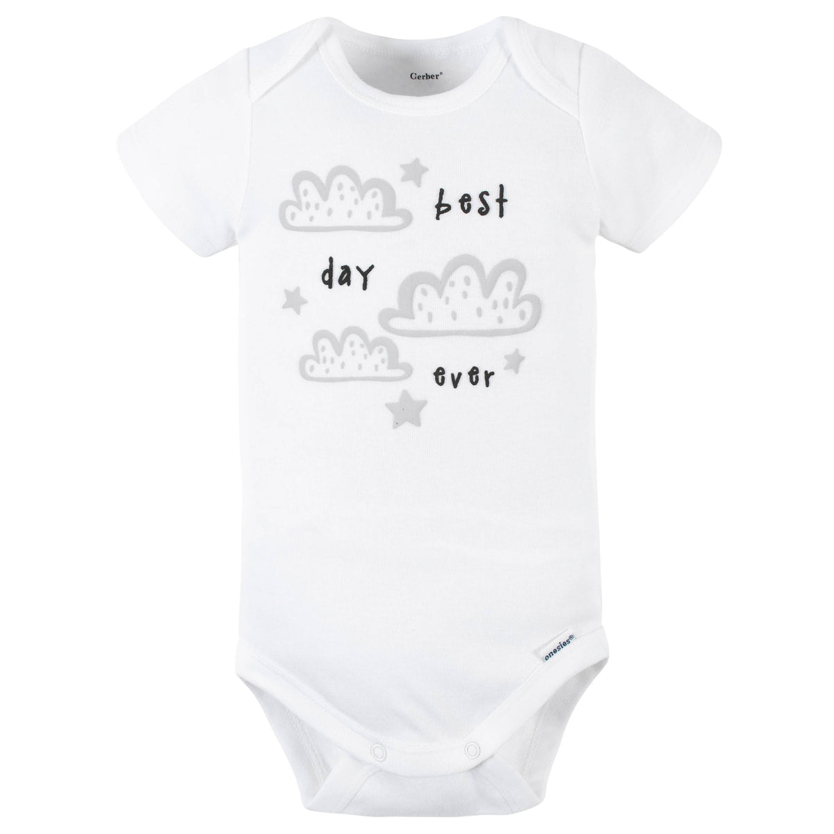 4-Piece Baby Neutral Best Day Ever Outfit Set, view 2