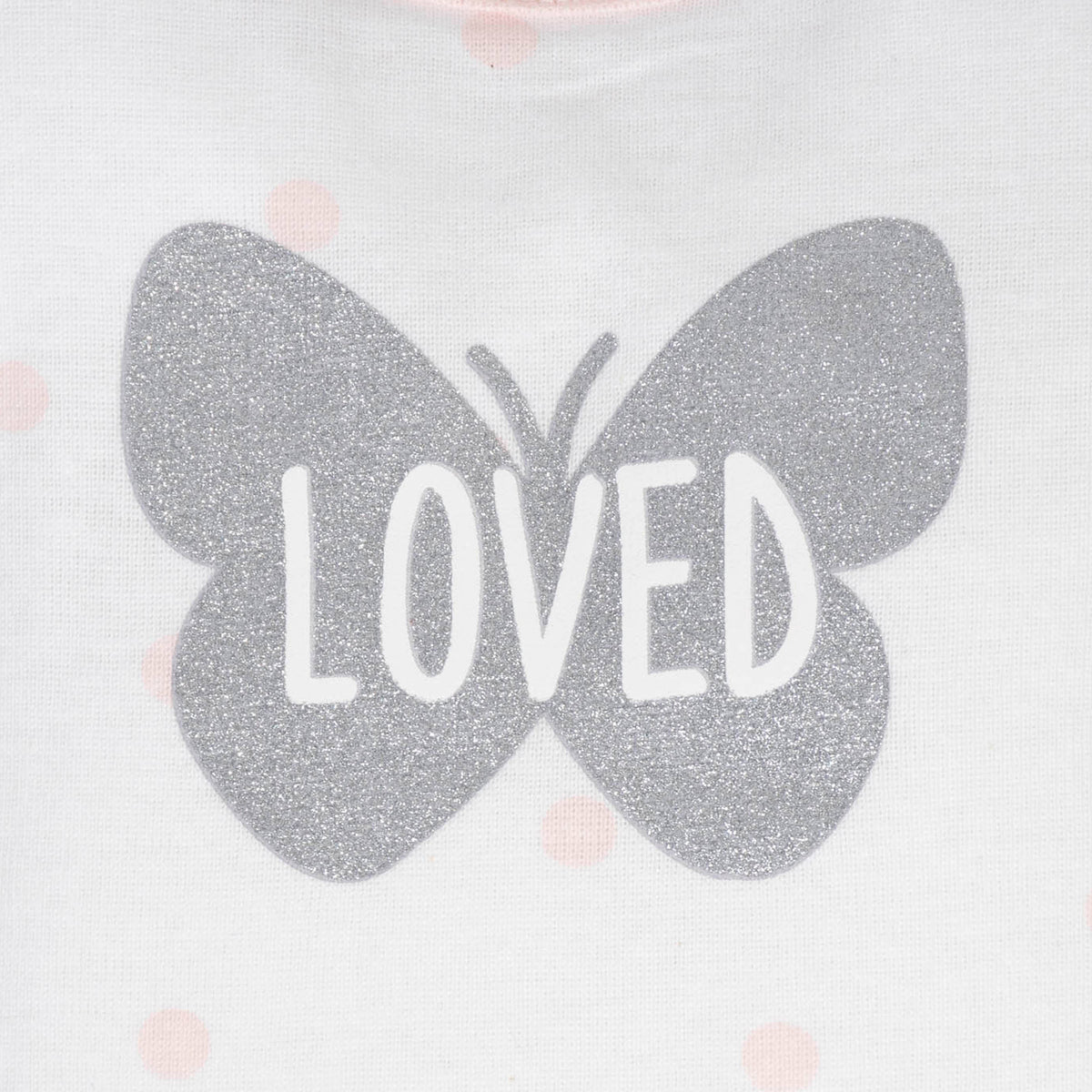 4-Pack Baby Girls Butterfly Onesies Bodysuits, view 2