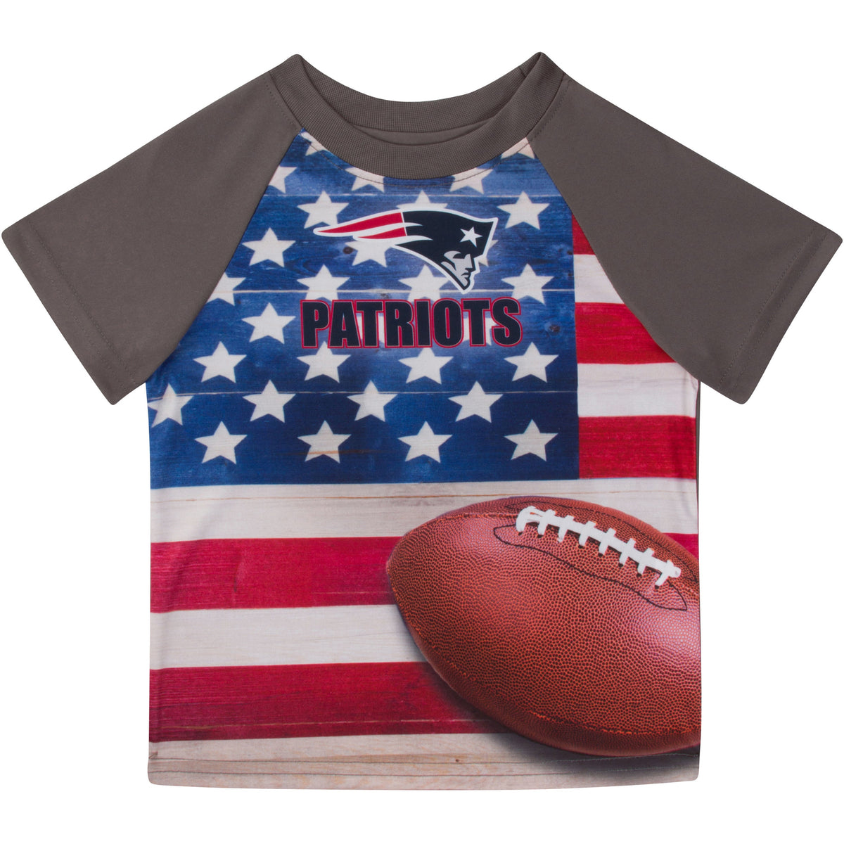 New England Patriots Toddler Boys Short Sleeve Tee Shirt
