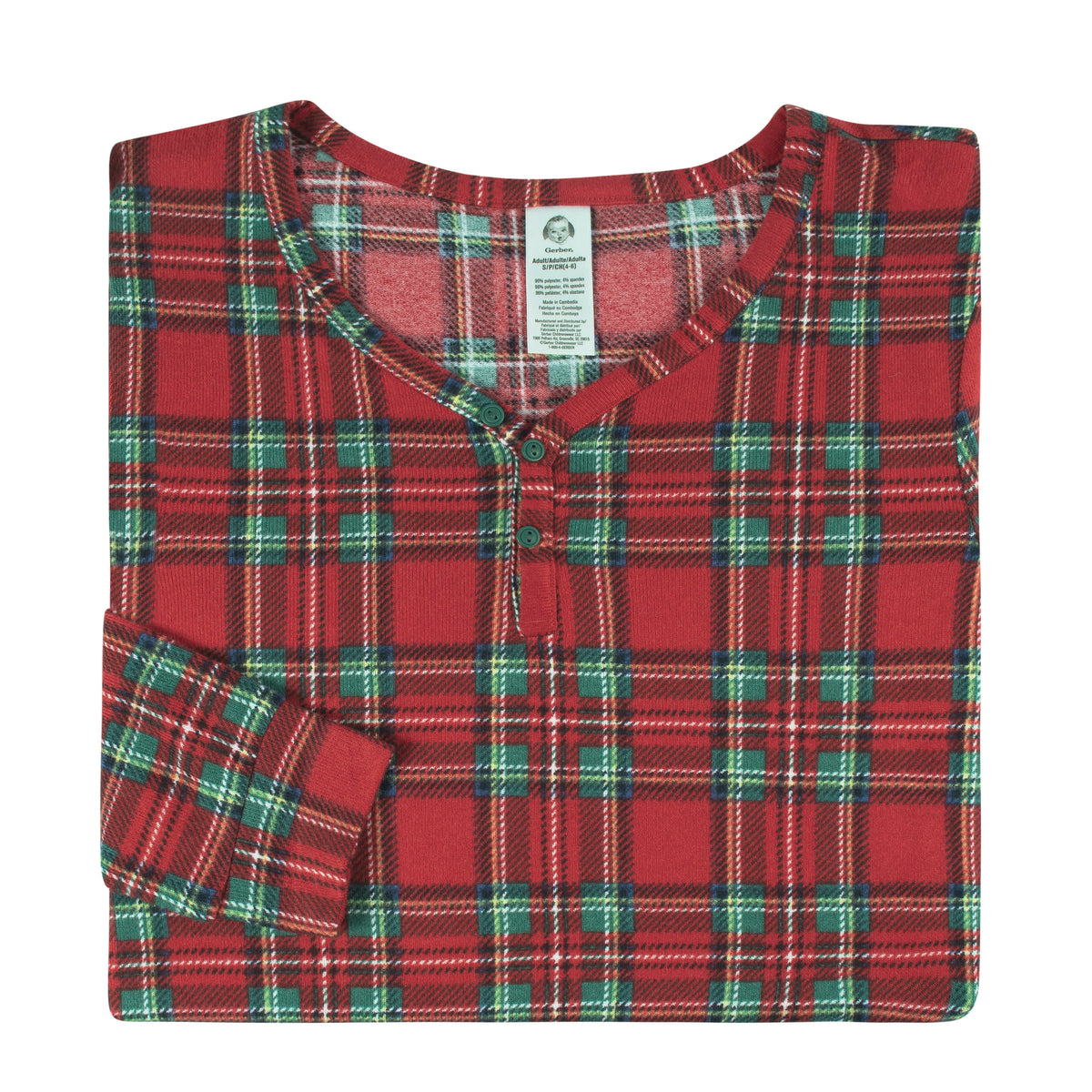 2-Piece Women's Stewart Plaid Pajama Set, view 3