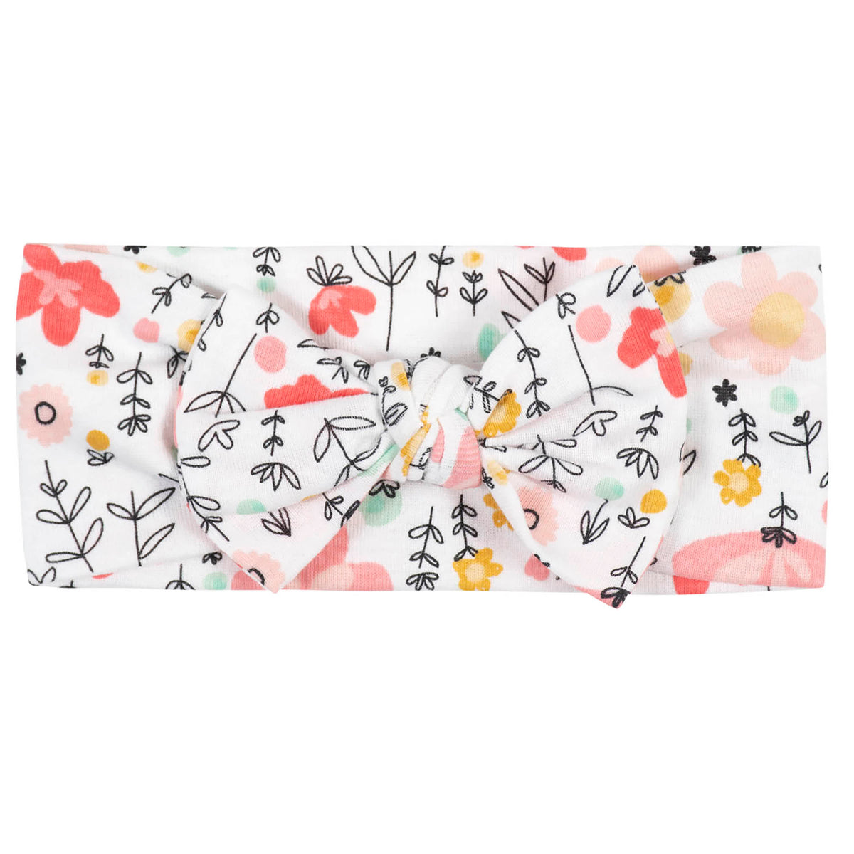 3-Pack Baby Girls Flower Garden Headbands, view 2