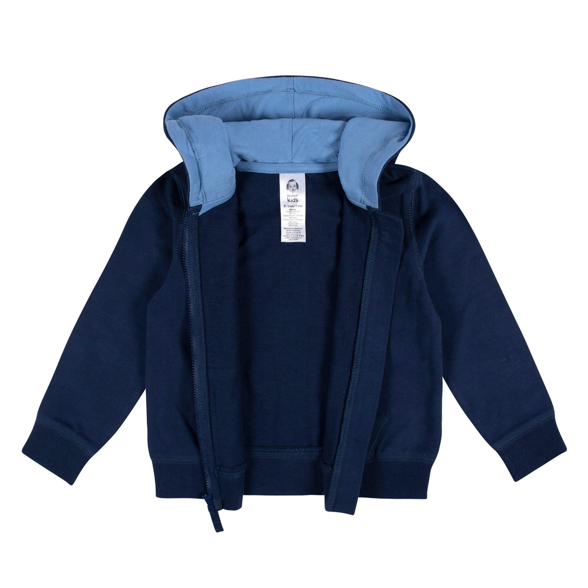 Infant & Toddler Boys Navy Hoodie, view 2