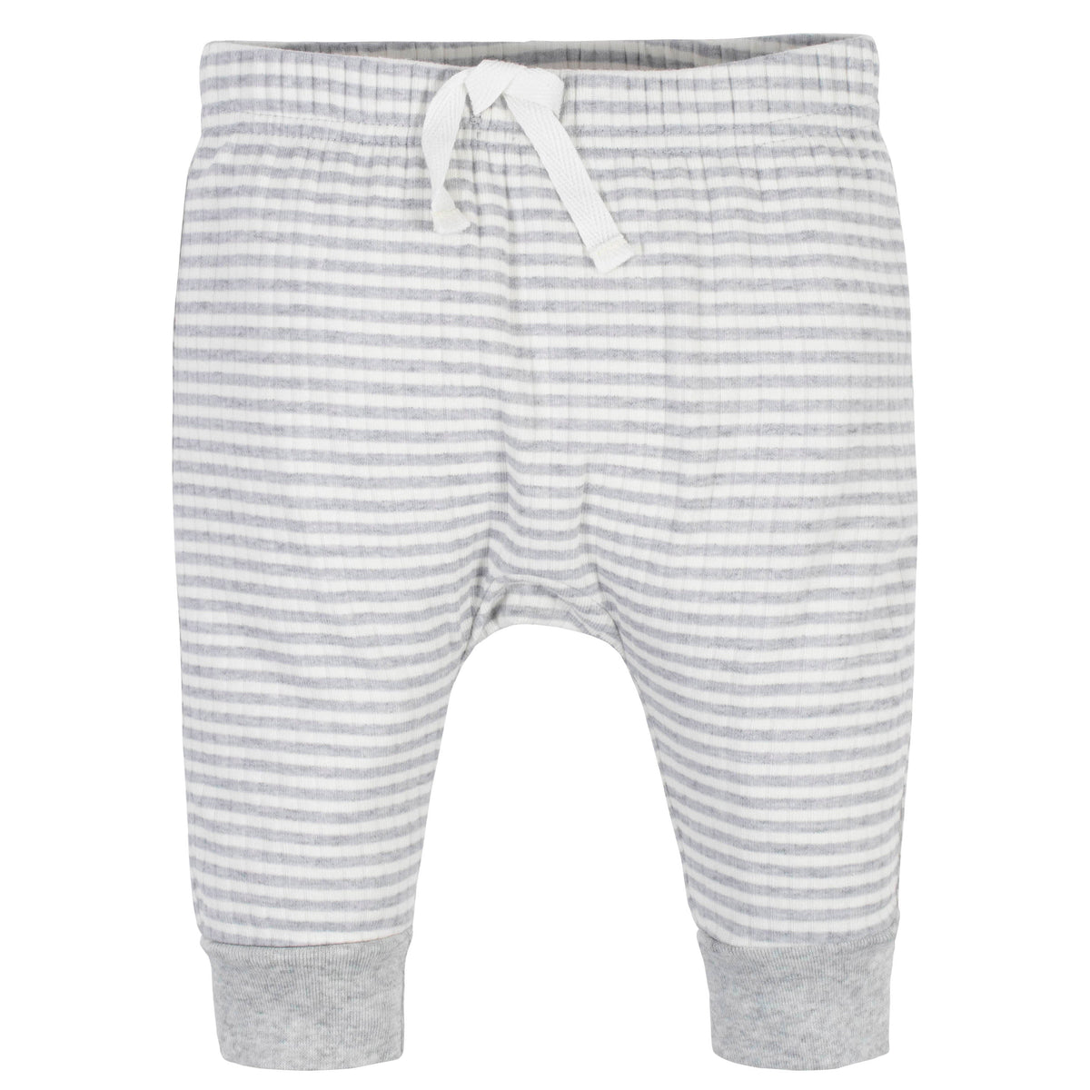 2-Pack Organic Baby Boys Ribbed Joggers, view 2