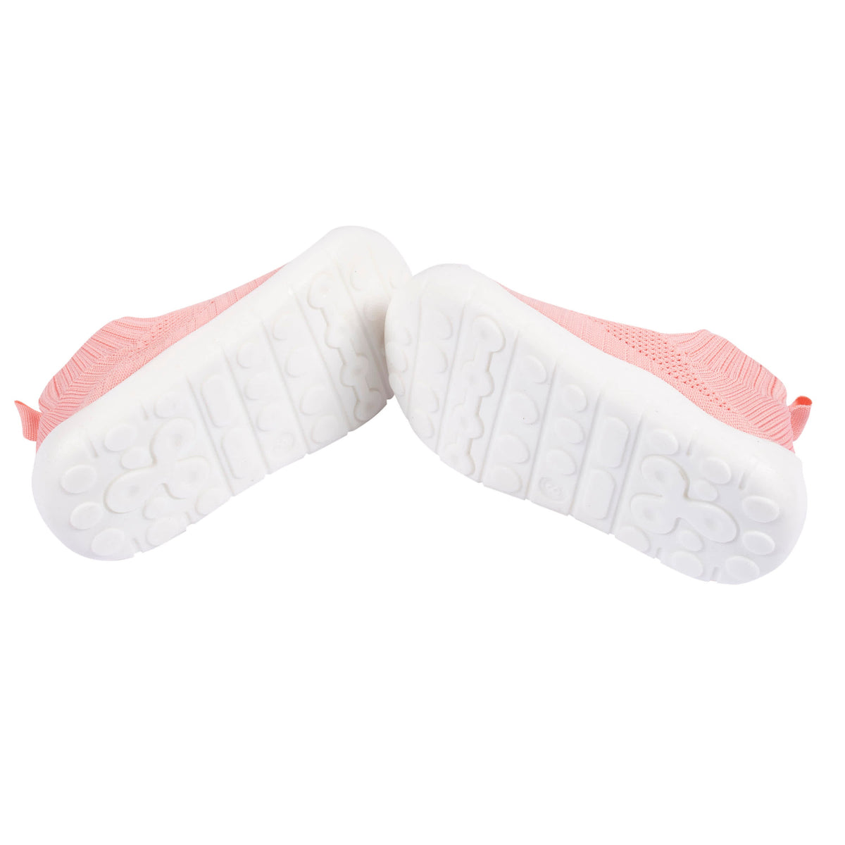 Infant & Toddler Girls Pink Stretchy Knit Slip-On Sneaker, view 4