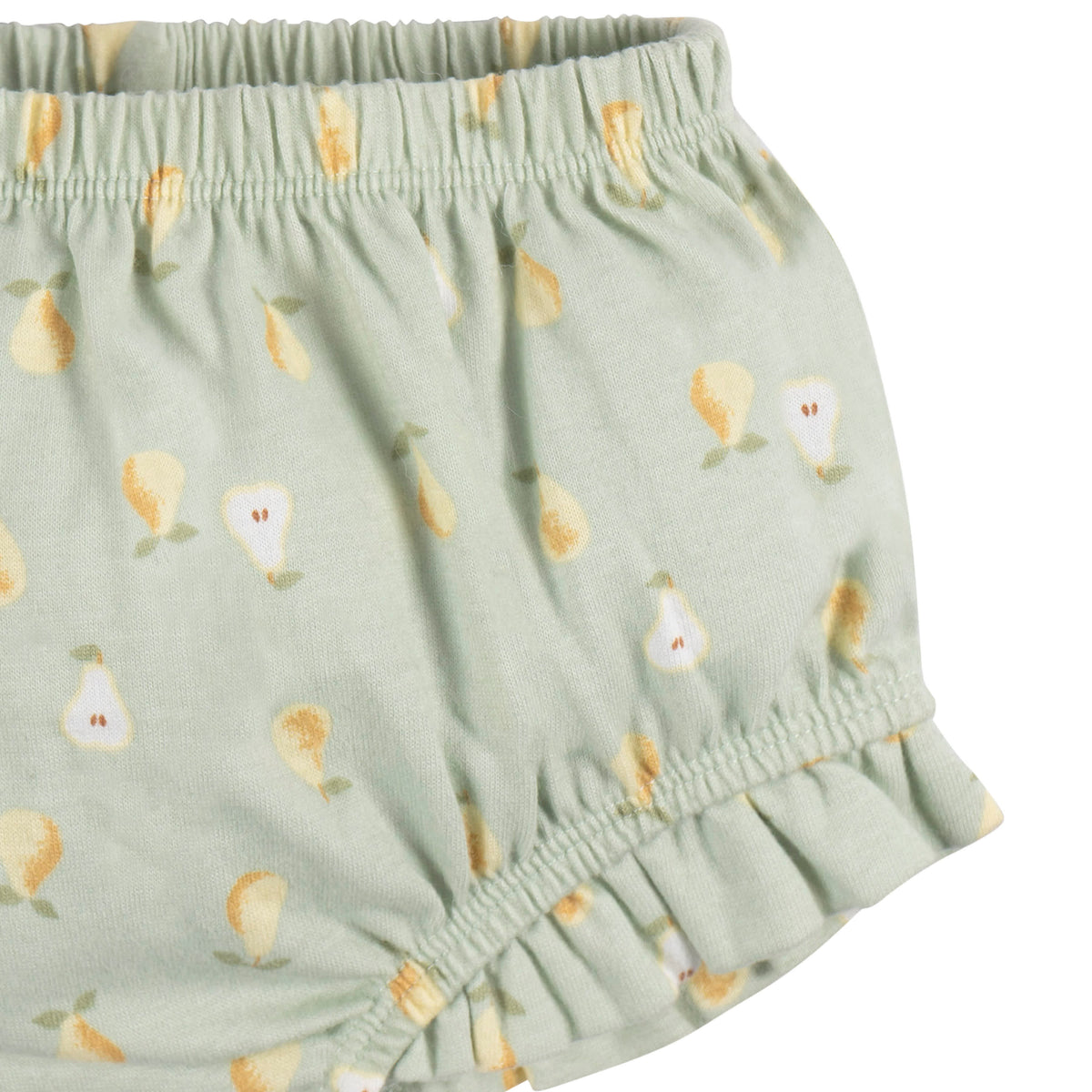 2-Piece Baby Girls Pears Tank and Diaper Cover, view 4