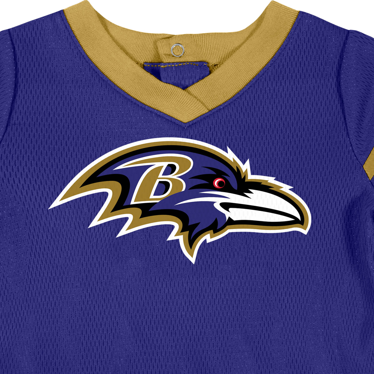 2-Piece Baby Girls Ravens Dress & Diaper Cover Set, view 6
