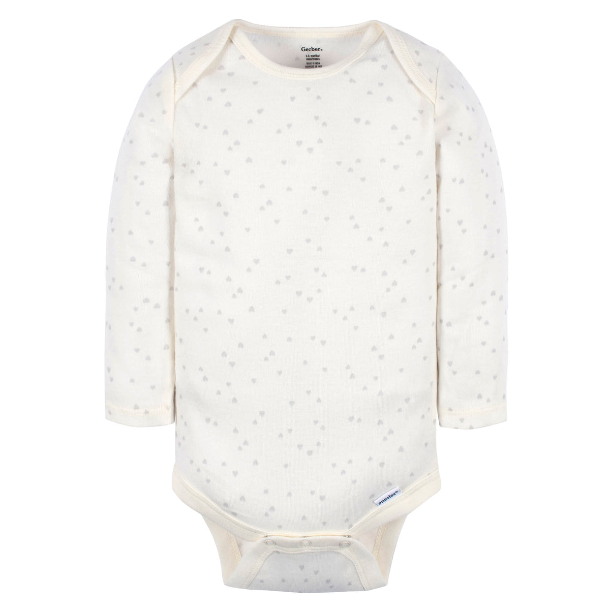 6-Pack Baby Girls Home Long Sleeve Onesies Bodysuits, view 8