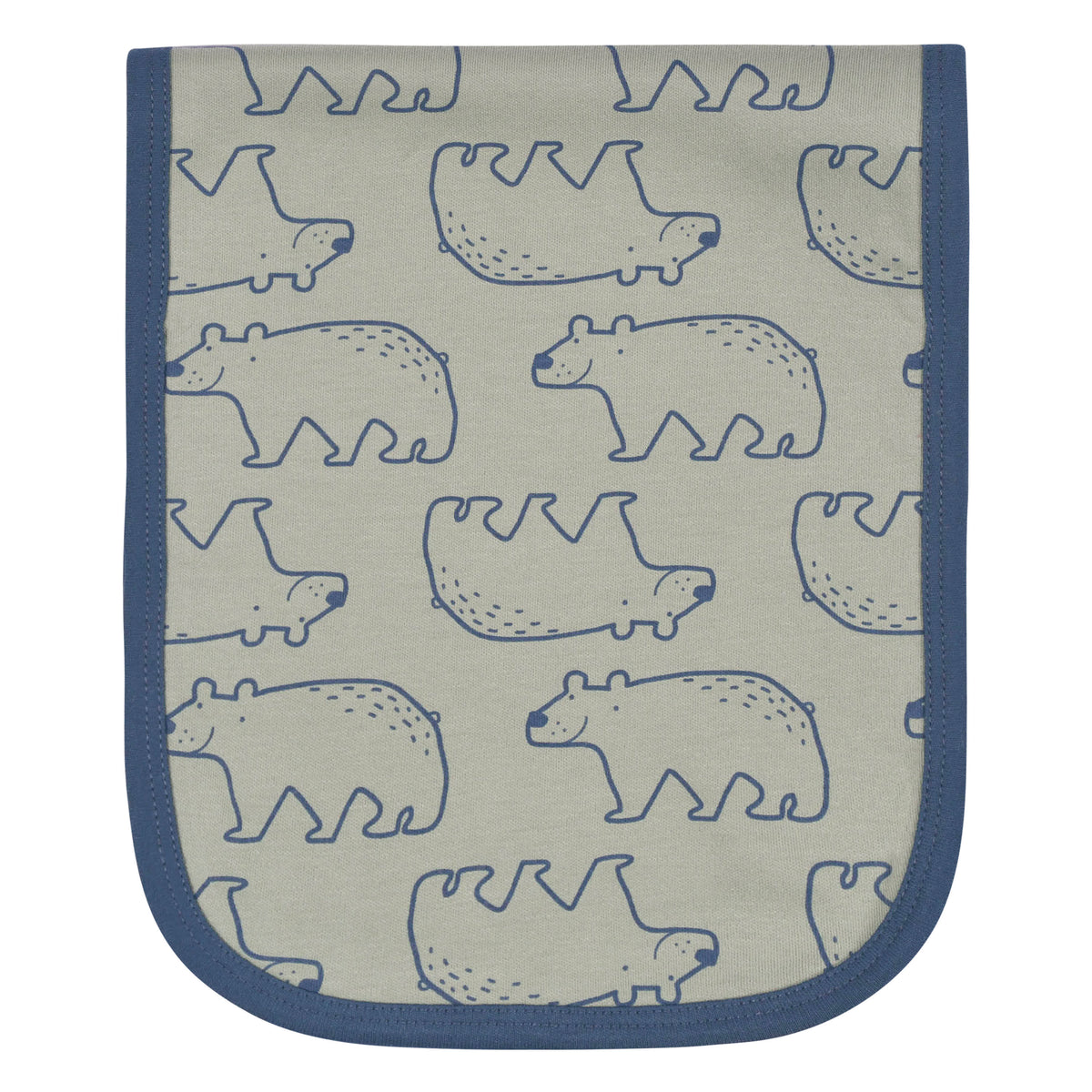 4-Pack Baby Boys Bear Burp Cloths, view 3