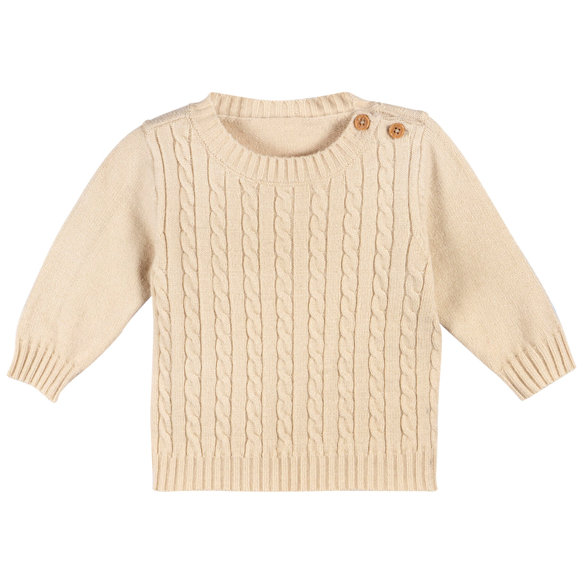 2-Piece Baby Neutral Tan Sweater Knit Set, view 3