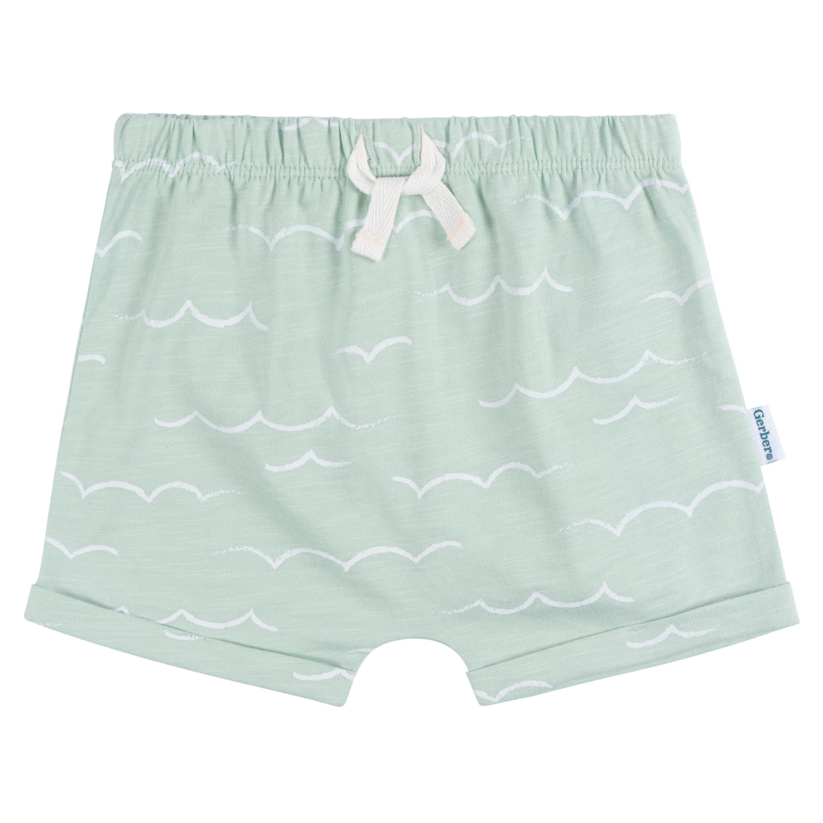 2-Piece Baby Boys Waves T-Shirt and Shorts, view 4