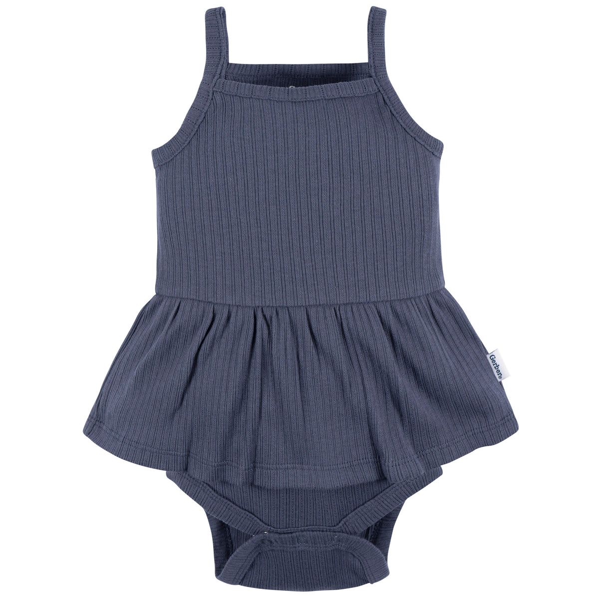 3-Pack Baby Girls Lantana Sleeveless Skirted Onesies Bodysuits, view 4
