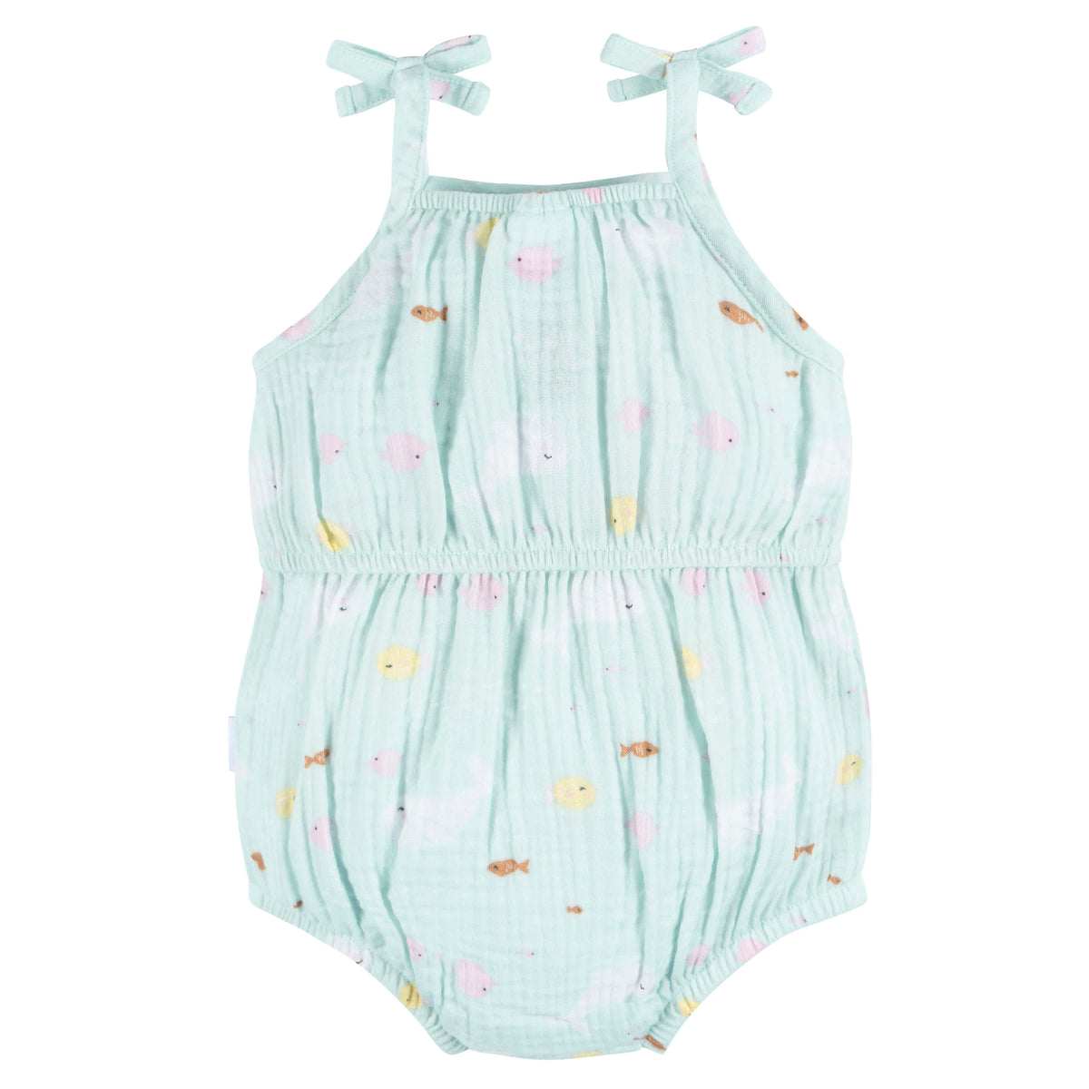 Baby Girls Ocean Romper, view 2