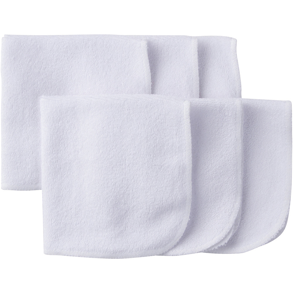 6-pack White Washcloth