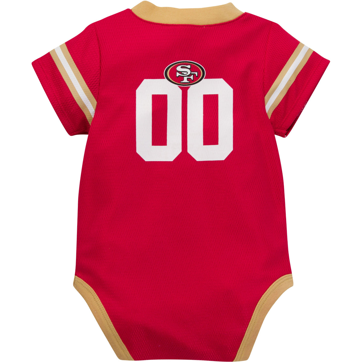 Baby Boys 49ers Short Sleeve Jersey Bodysuit, view 2
