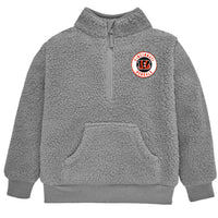 Infant & Toddler Boys Bengals 1/4 Zip Sherpa Top