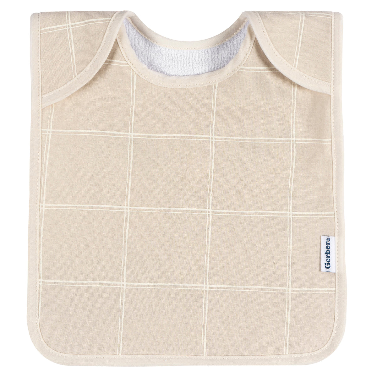 8-Pack Baby Girls Multi Pink Lap Shoulder Bibs, view 3