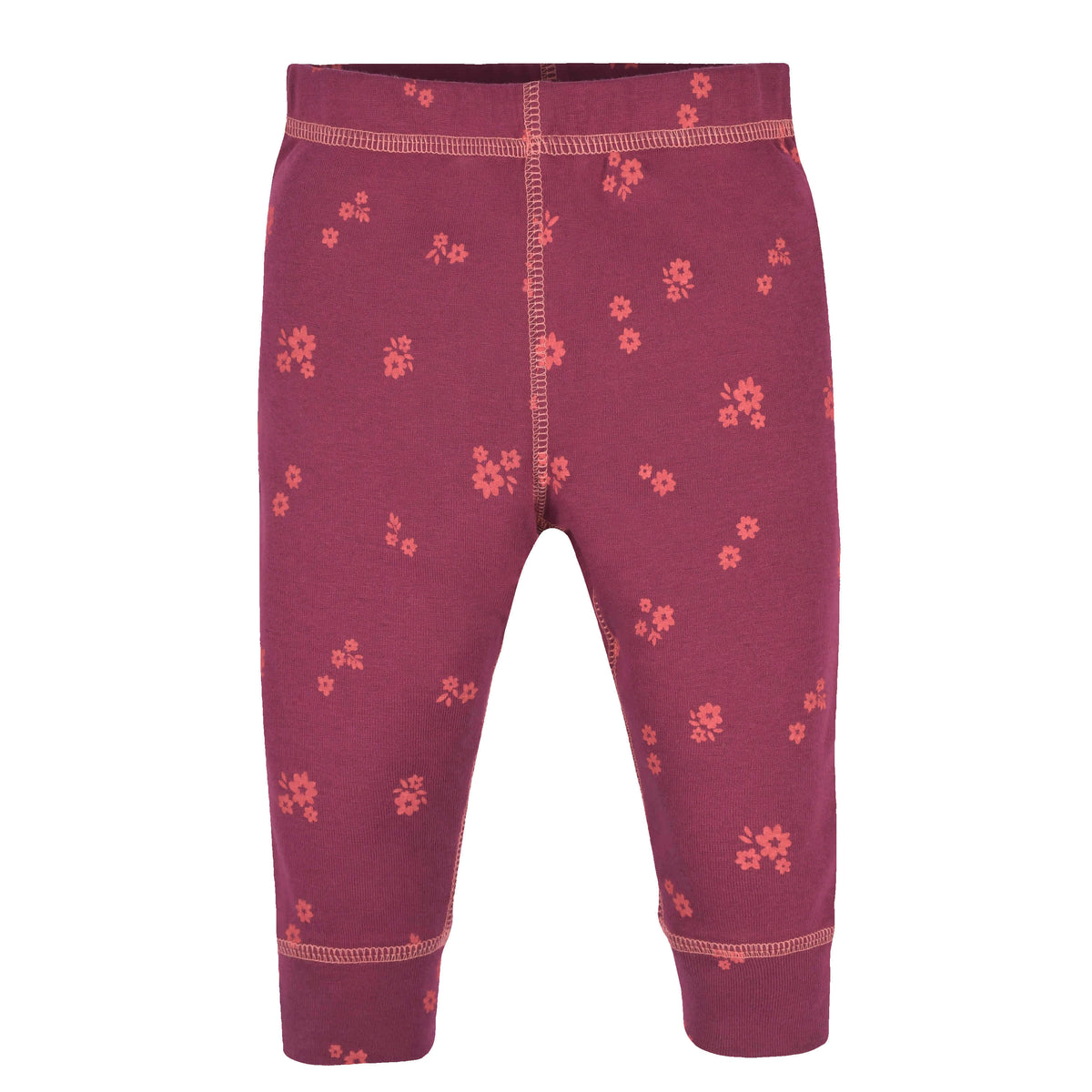 3-Piece Baby Girls Apple Bouquets Onesies Bodysuits and Pants Set, view 6
