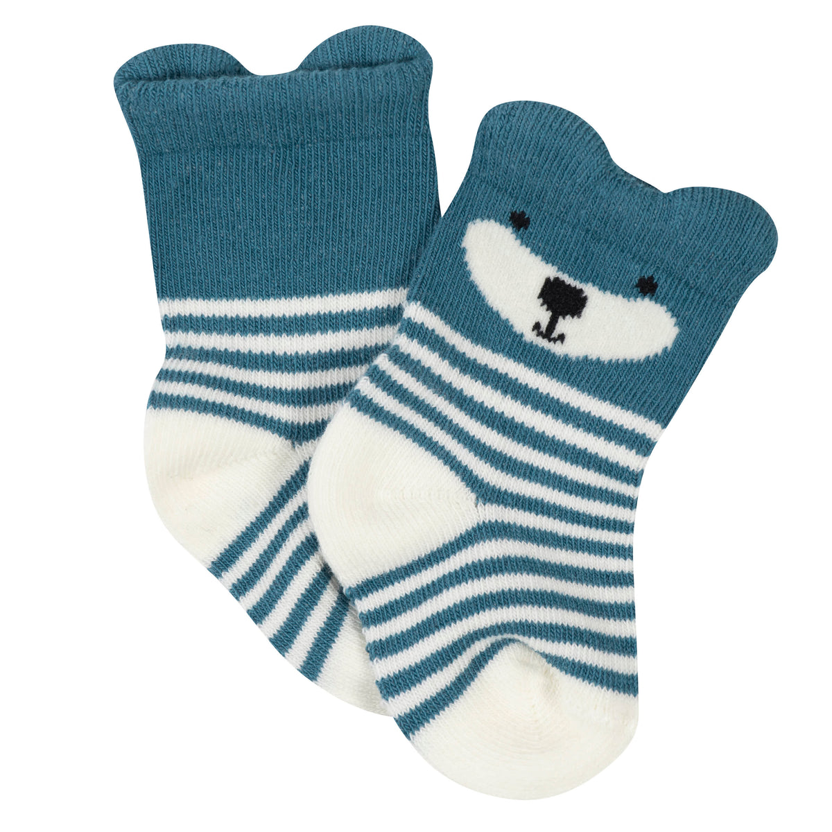 6-Pack Baby Boys Fox Wiggleproof Socks, view 3