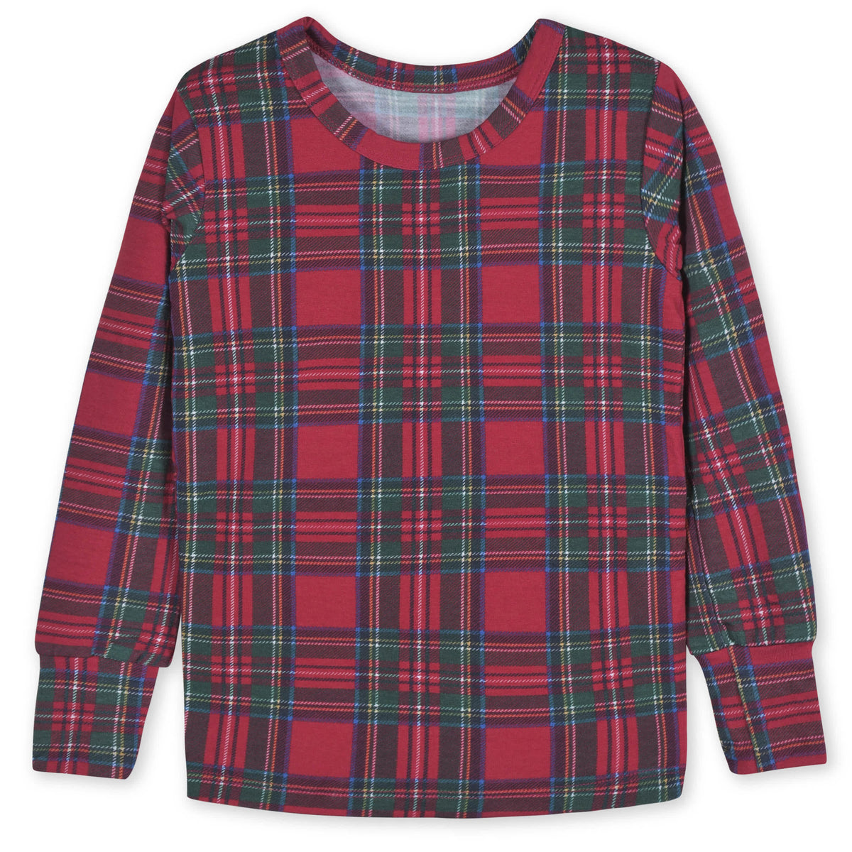 2-Piece Infant & Toddler Plaid About You Buttery Soft Viscose Made from Eucalyptus Snug Fit Holiday Pajamas, view 6