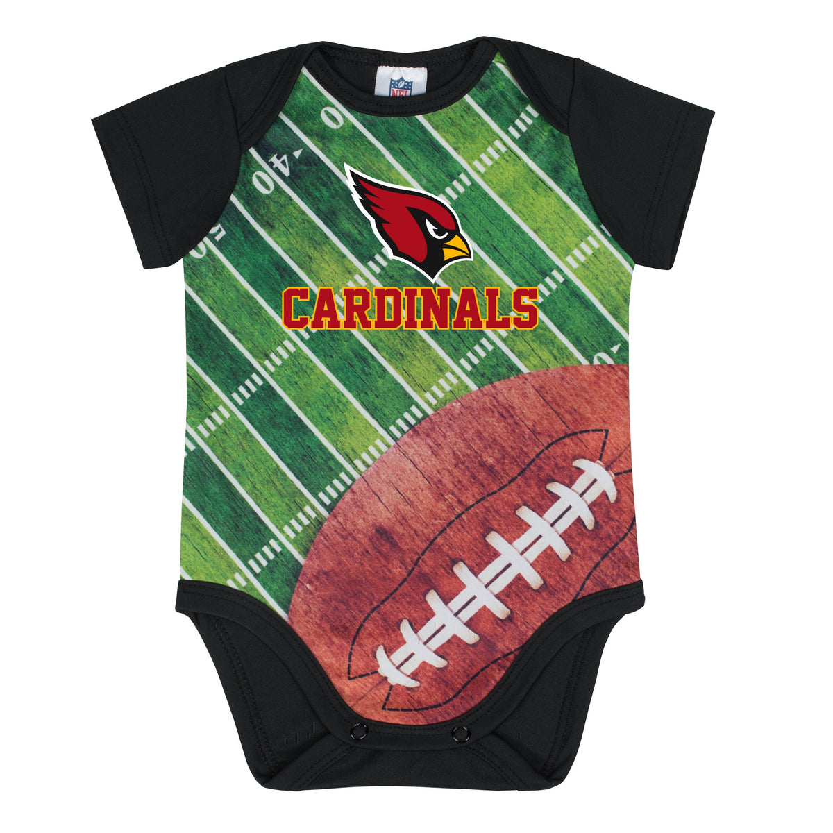 Arizona Cardinals Toddler Boys Short Sleeve Bodysuit